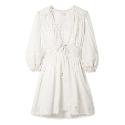Lace-Trimmed Cotton Dress from Zimmermann