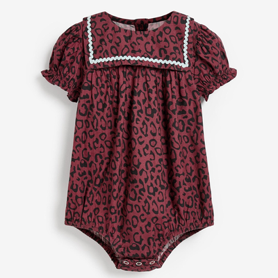 Animal Print Romper