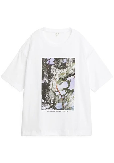 Slow Flowers Print T-Shirt