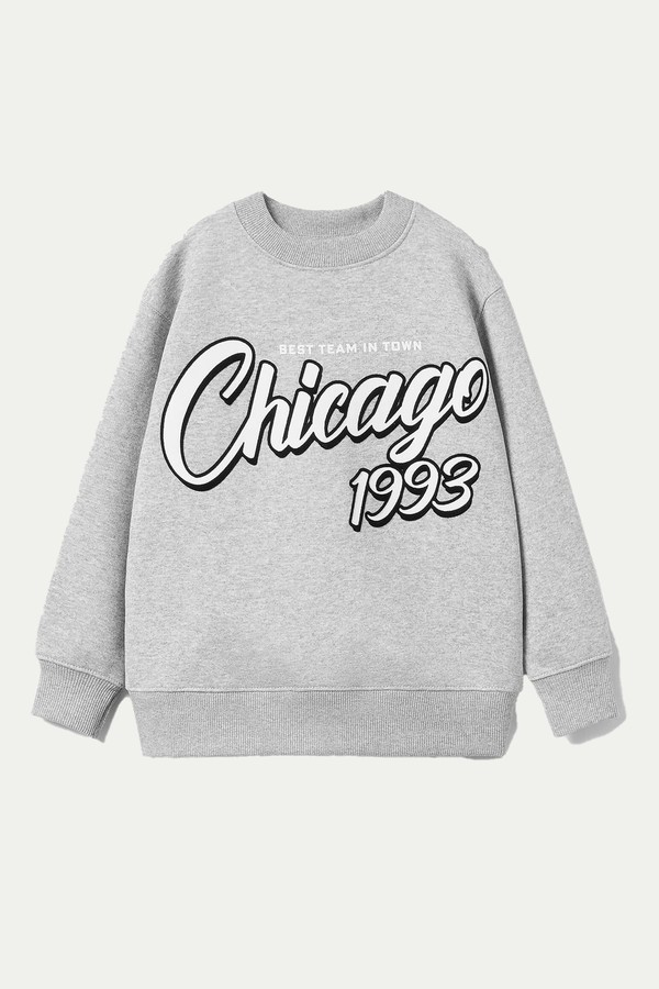 Flocked Chicago Sweatshirt from Zara
