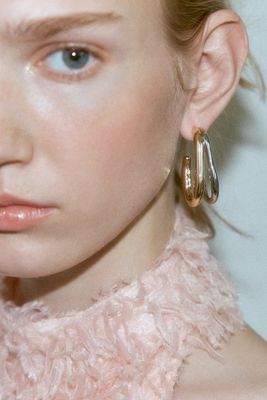 Irregular Double-Hoop Earrings from Zara