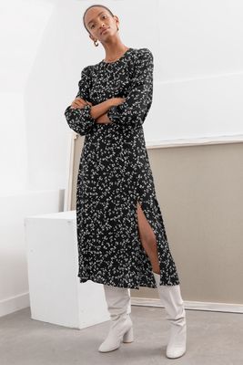 Floral Long Sleeve Midi Dress from & Other Stories
