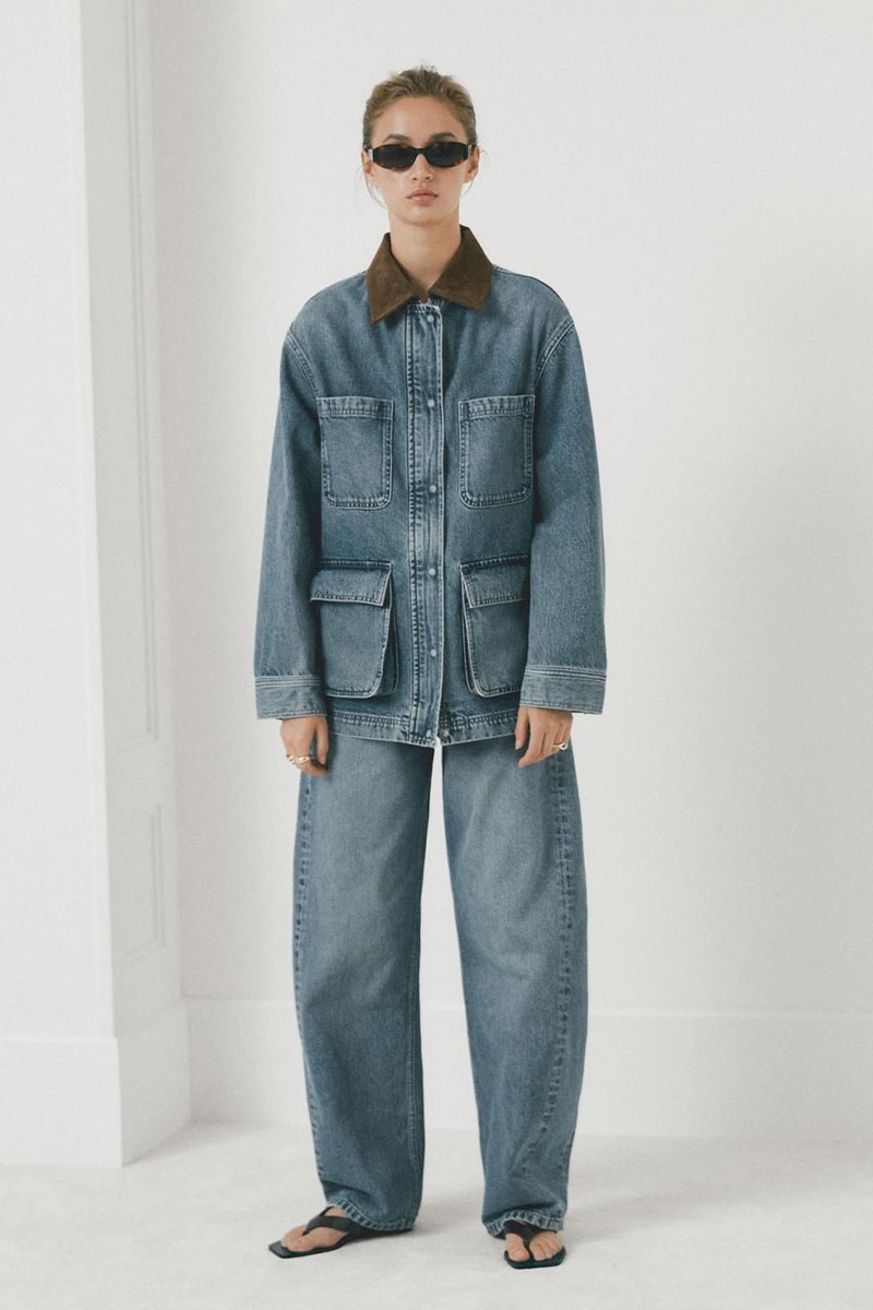 High-Waist Balloon Fit Jeans from Massimo Dutti