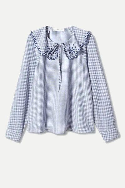 Gingham Pyjama Shirt from Mango