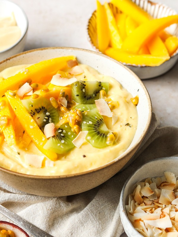 Mango And Passionfruit Smoothie Bowl