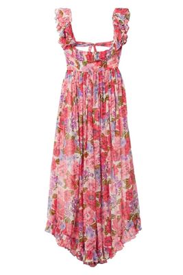 Floral ruffle Midi dress from Zimmerman