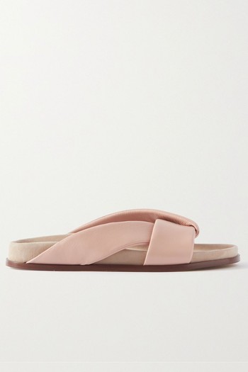 Leather Slides from Emme Parsons