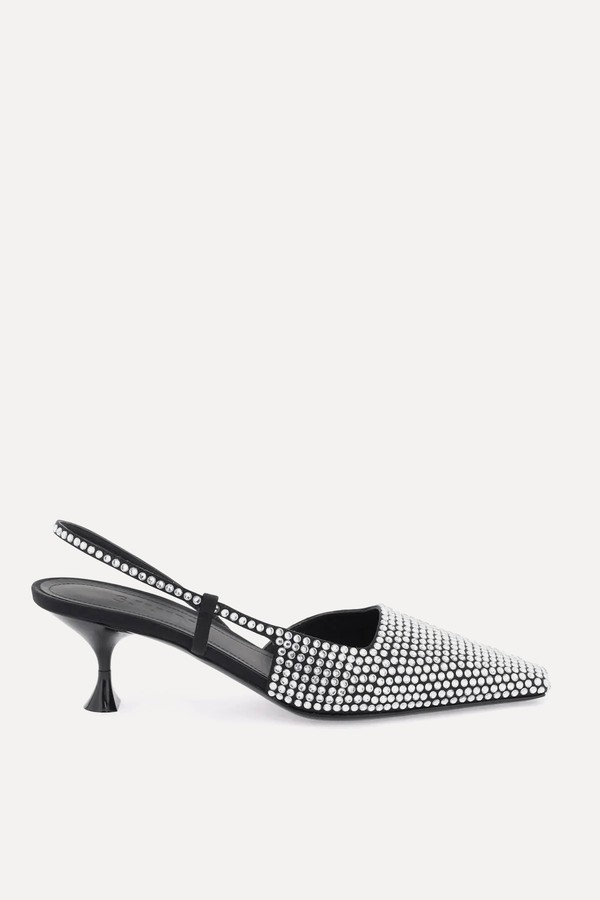 Slingback Pumps With Crystals from 3juin