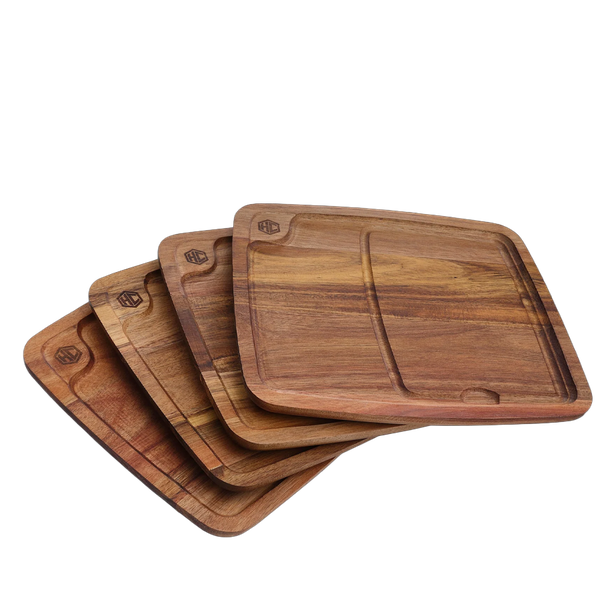 Set Of 4 Bistecca Plate Set