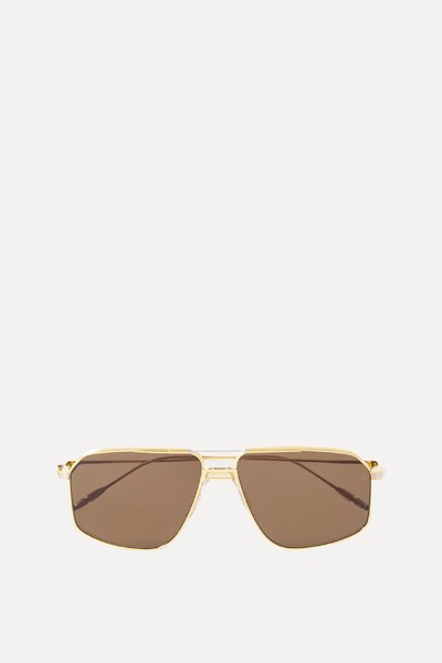 Jagger Aviator-Style Two-Tone Titanium Sunglasses  from Jacques Marie Mage