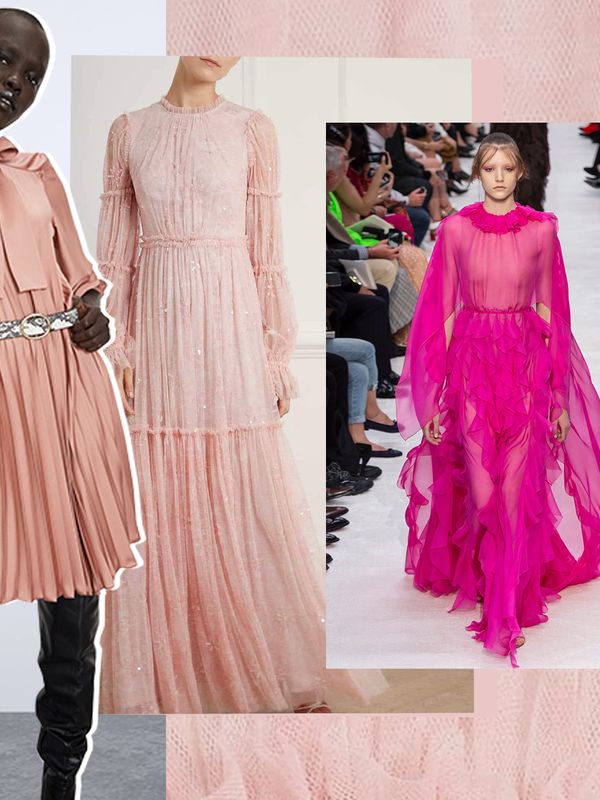 The Pink Dress Trends To Try This Winter