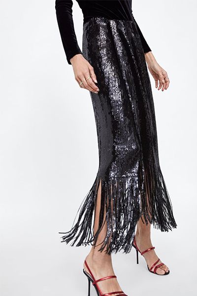 Sequinned Skirt from Zara