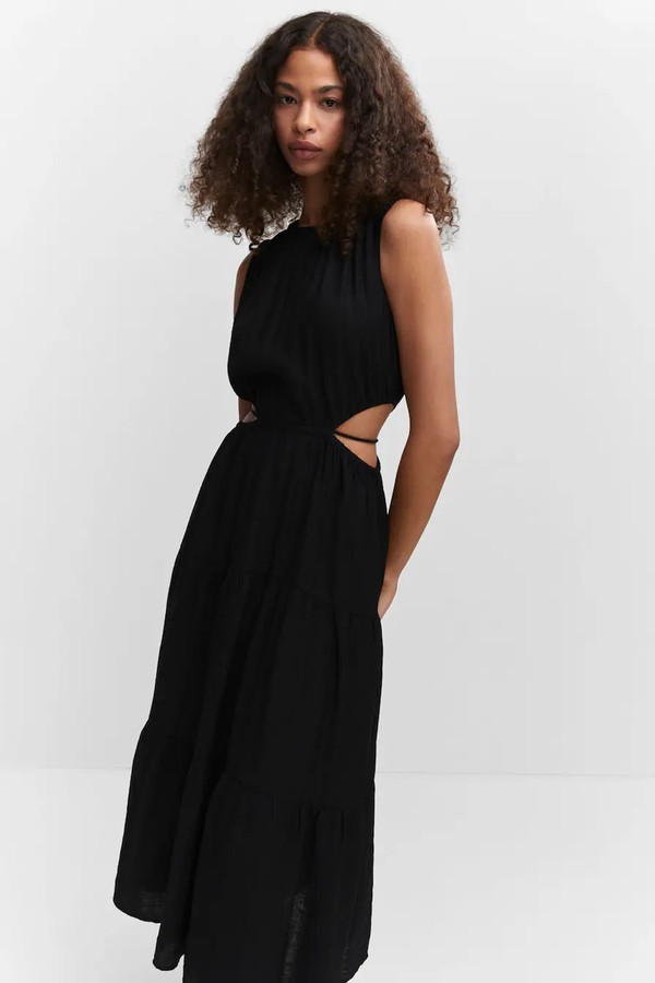 Cut Out Midi Dress from Mango