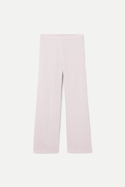 Wide-Leg Tailored Linen Trousers from COS