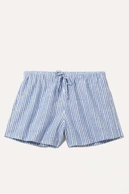 Tia Structured Linen Mix Shorts from Weekday