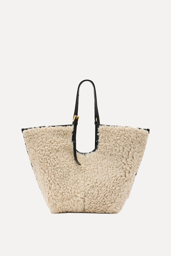 Ara Shearling Tote Bag