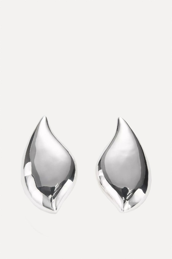  Abstract Curved Statement Earrings from John Lewis