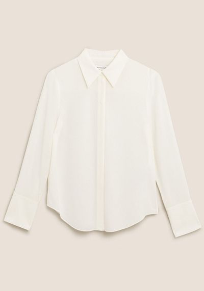 Pure Silk Long Sleeve Shirt