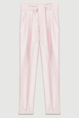 Pleated Pants with Belt from Maje