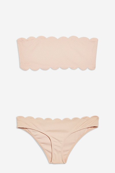 Scallop Bikini Set from Topshop