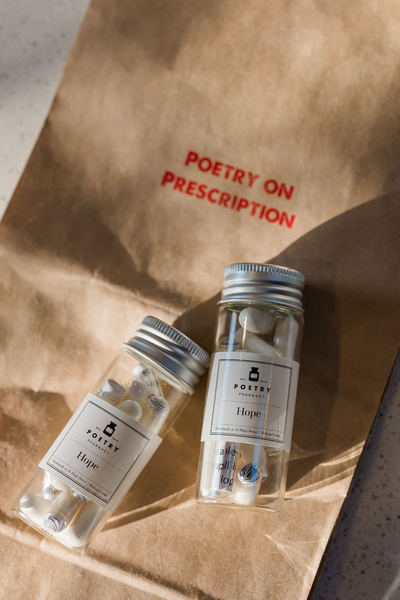 Hope Poetry Pills from Poetry Pharmacy