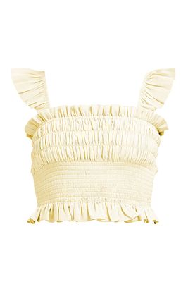 Smocked Cotton Crop Top from Loup Charmant