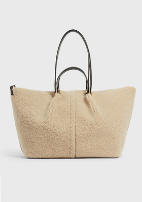 Allington Shearling Tote Bag from AllSaints