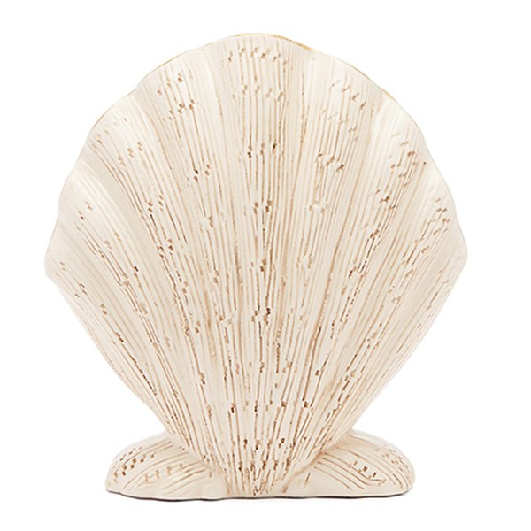 Amelie Ceramic Shell Vase from Aerin