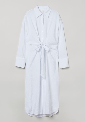 Tie-Front Shirt Dress from H&M