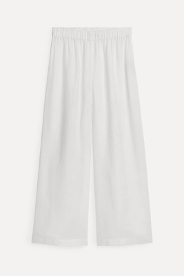 Wide Linen Trousers from ARKET