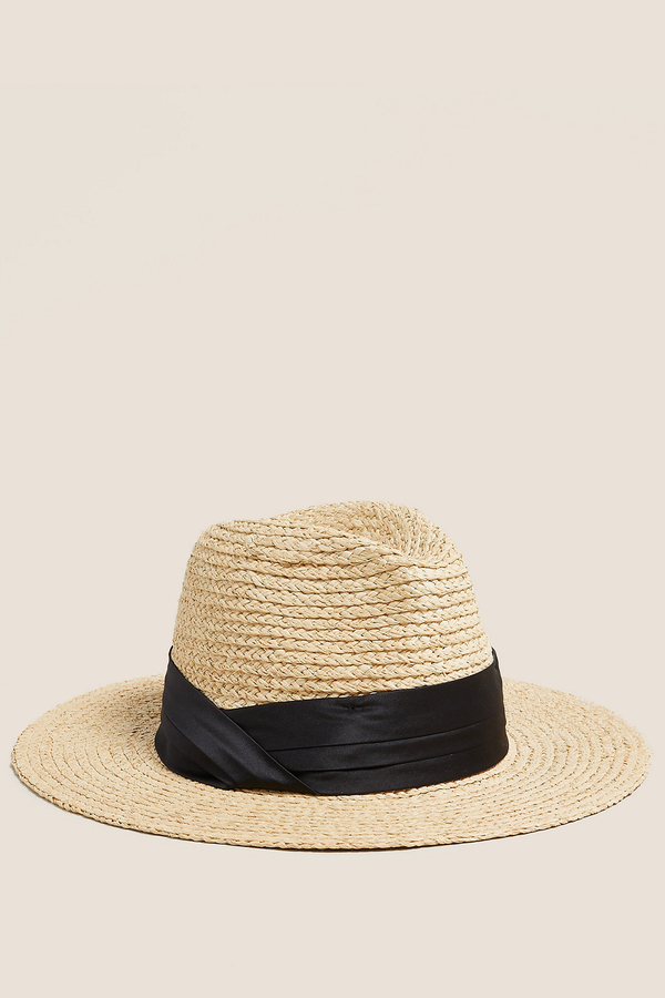 Straw Fedora Hat