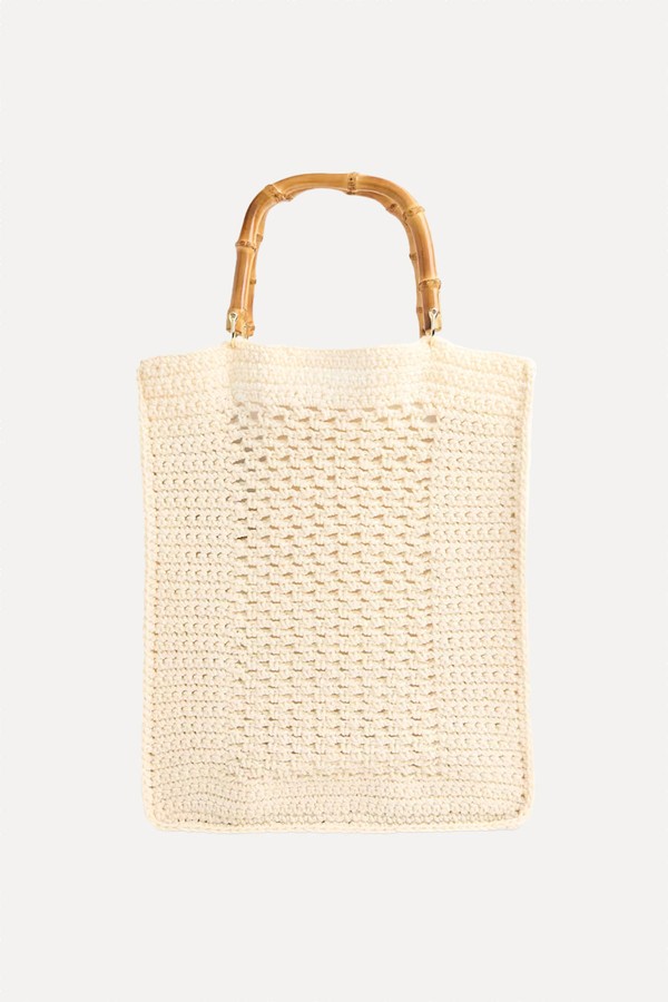Bamboo Handle Crochet Bag from Whistles