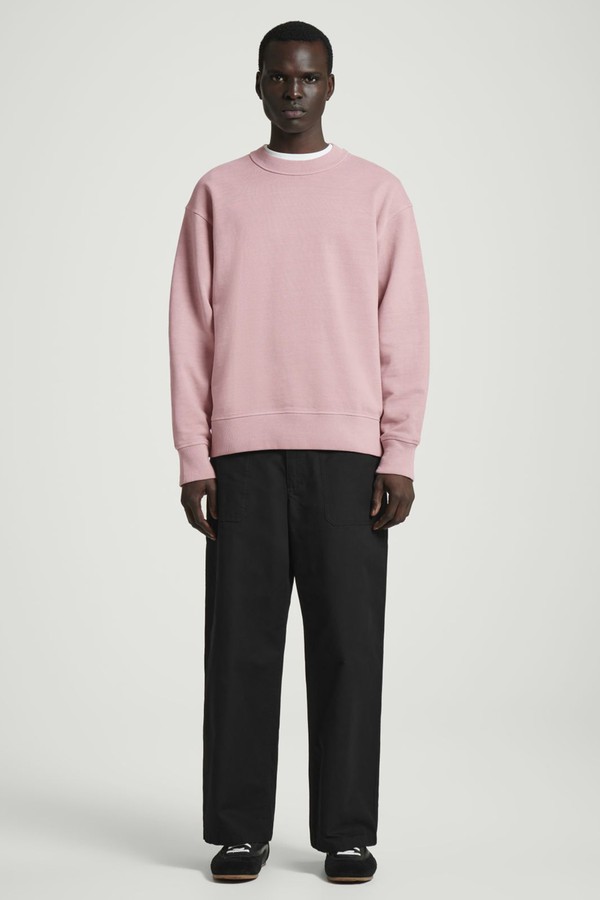 Relaxed Washed-Cotton Sweatshirt from COS