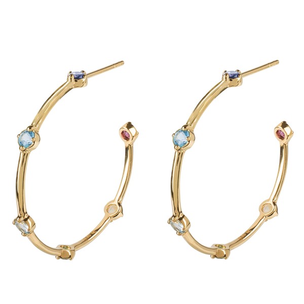 Large Rainbow Hoops from Davina Combe
