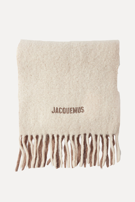 Moisson Fringed Ombré Alpaca-Blend Scarf  from Jacquemus 