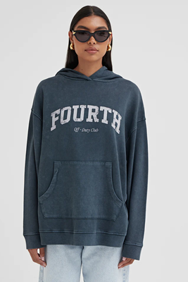 Slate Fourth Studio Oversized Acid Wash Hoodie from Fourth & Reckless