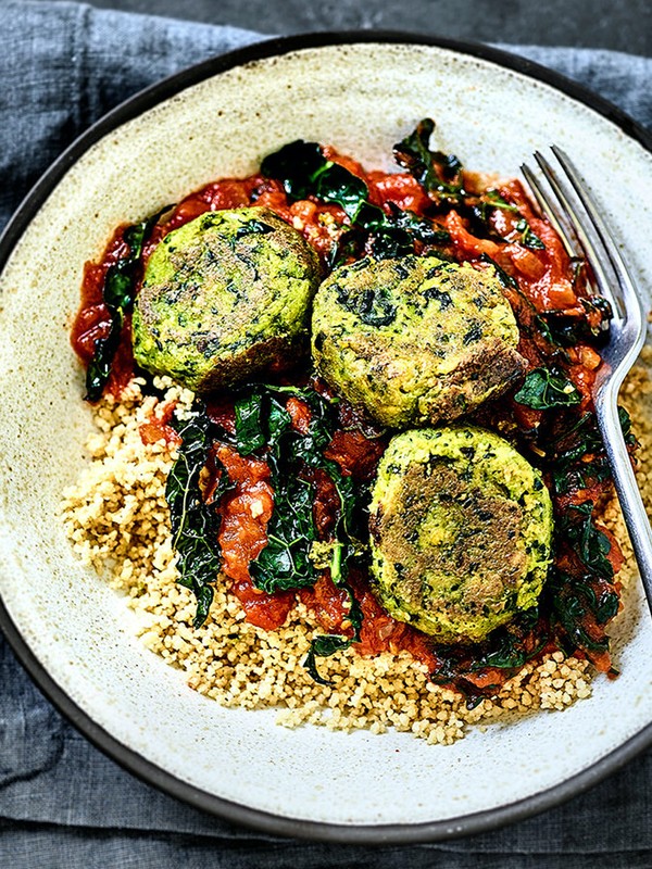 Falafel With Tomato & Cavolo Nero Sauce