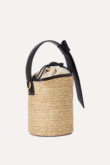 Jute Cross Body Bucket Bag from John Lewis