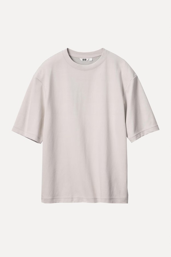AIRism Cotton Oversized Crew Neck T-Shirt from Uniqlo