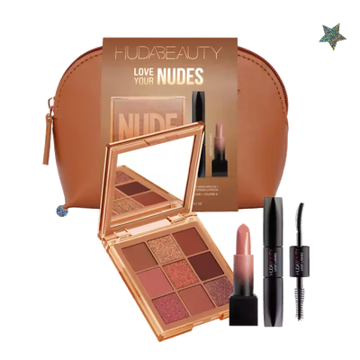Nude Get The Look Eye & Lip Medium Set from Huda Beauty 