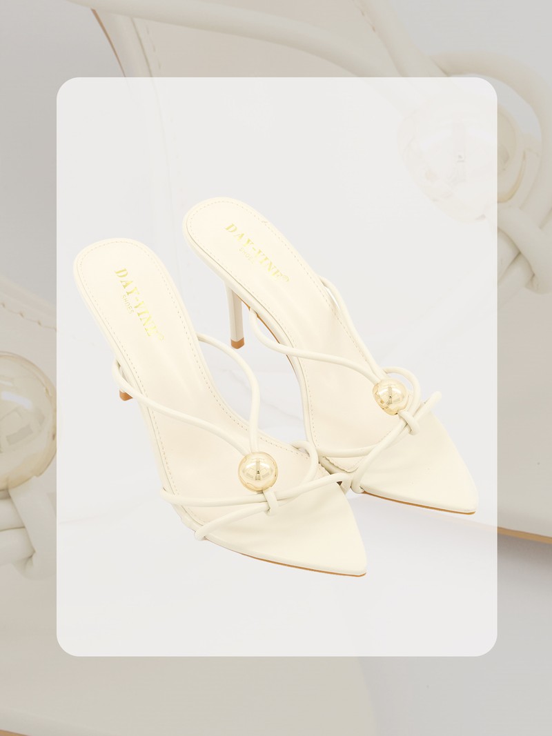 Knot Heel Sandals