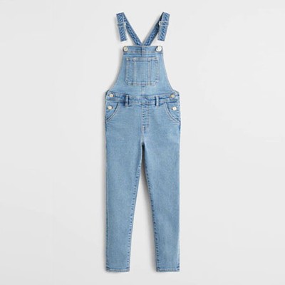 Long Denim Dungarees from Mango