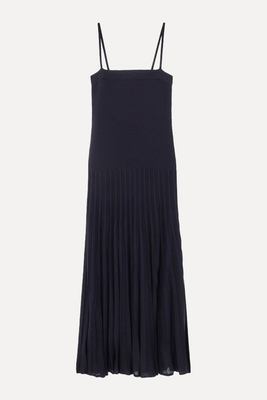 Pleated Knitted Maxi Dress  from COS
