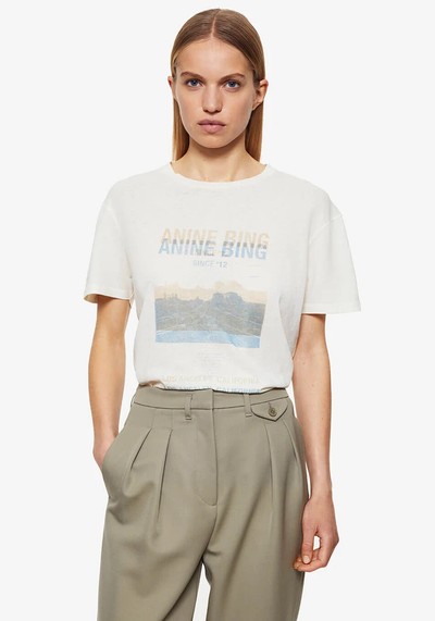 Harper Graphic-Print T-Shirt from Anine Bing