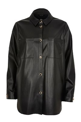 Faux Leather Overshirt from River Island