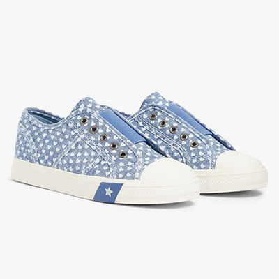 Children's Heart Eyelet Slip On Shoes from John Lewis & Partners