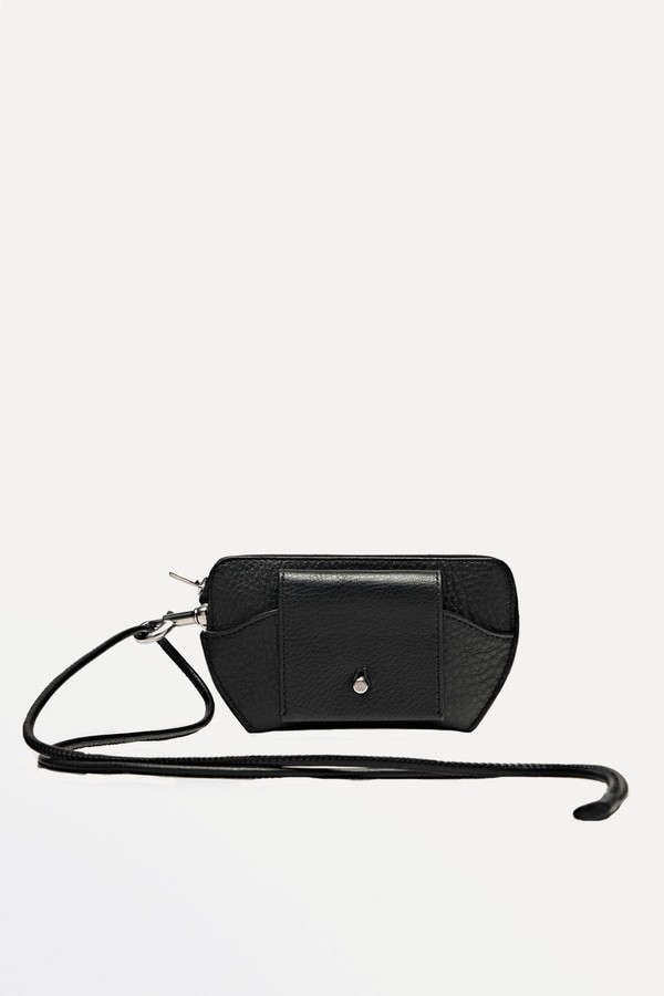 Nappa Crossbody Glasses Case With Purse from Massimo Dutti