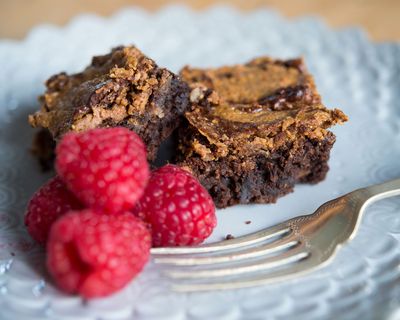 Homemade chocolate brownie