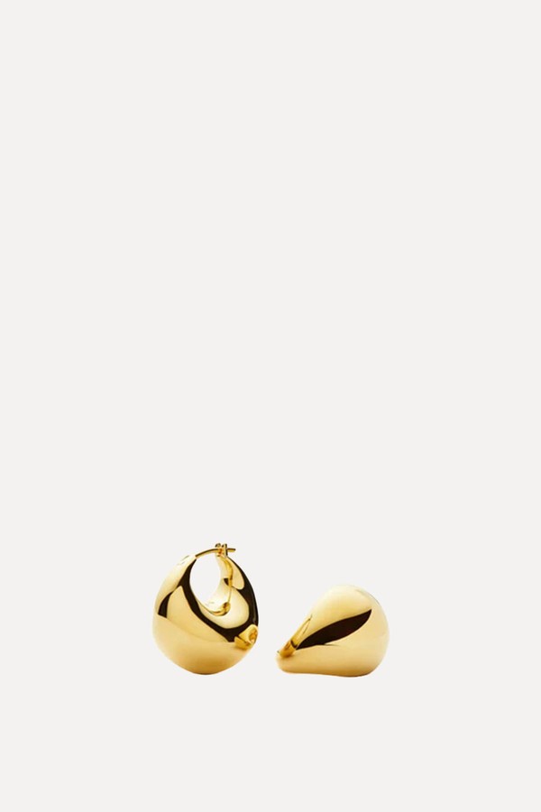 Sculptural Chubby Dome Small Hoop Earrings from Missoma