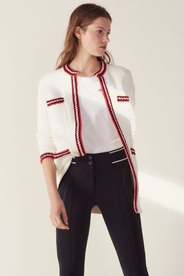 Luce Chunky Cotton-Blend Cardigan from Sandro